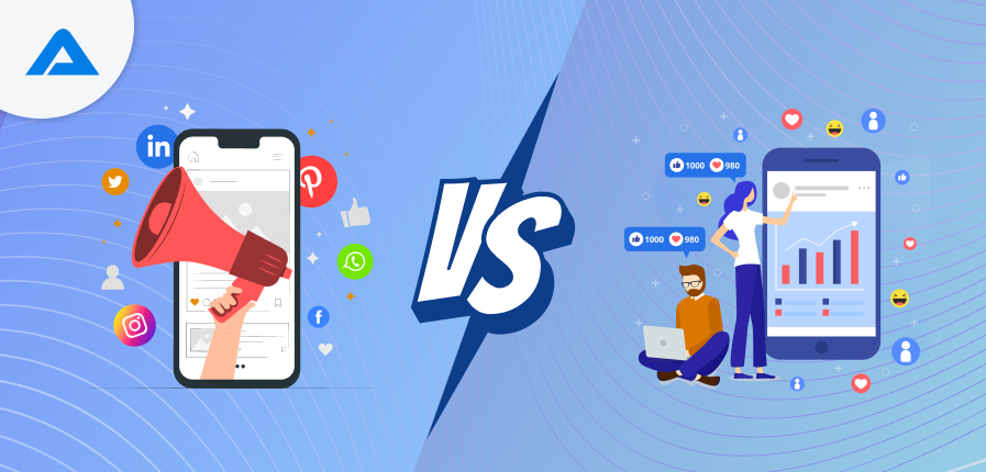 Social Media Marketing vs Social Media Management