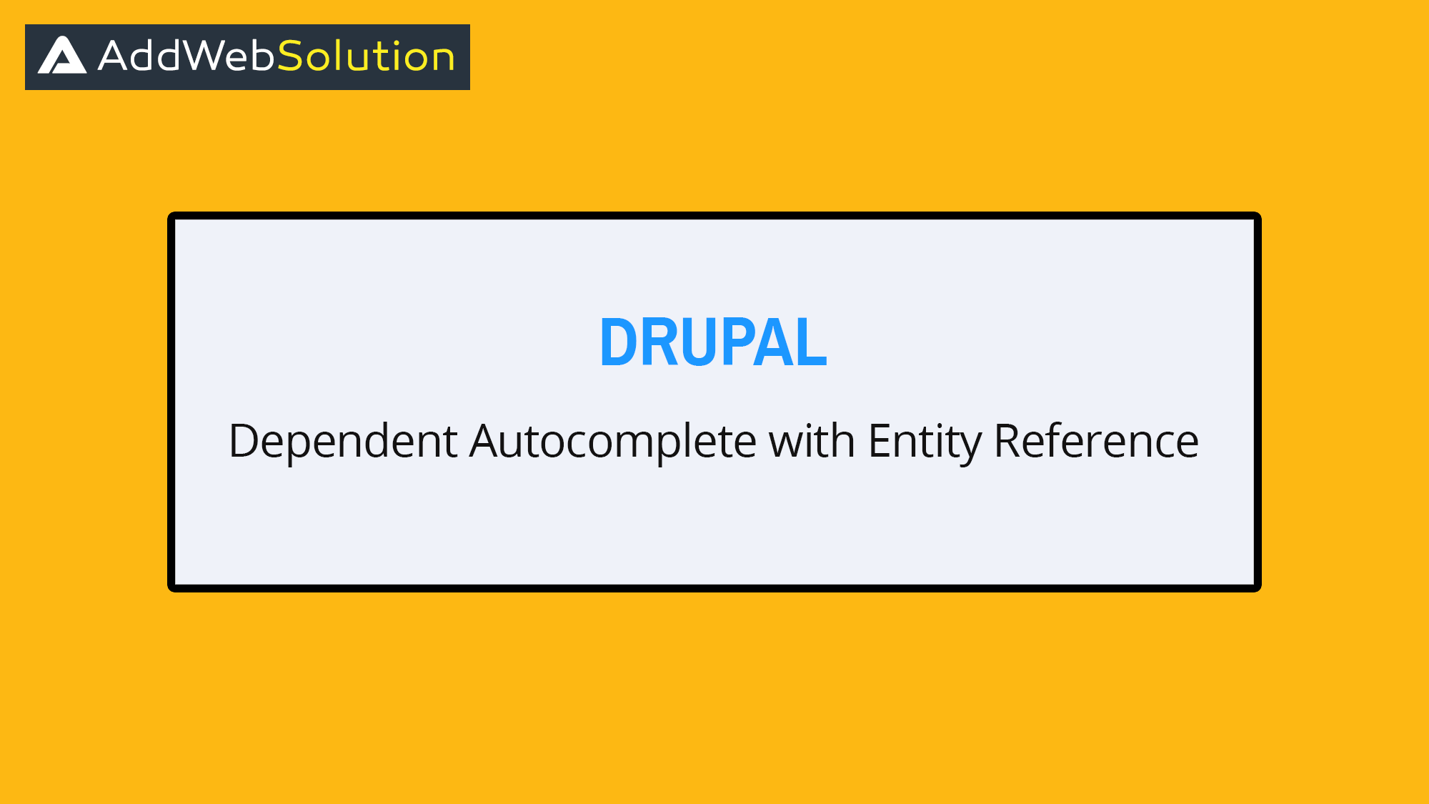 Dependent Autocomplete With Entity Reference in Drupal