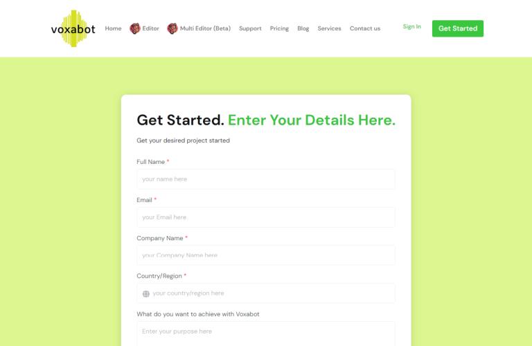 Voxabot Get's Started Page 