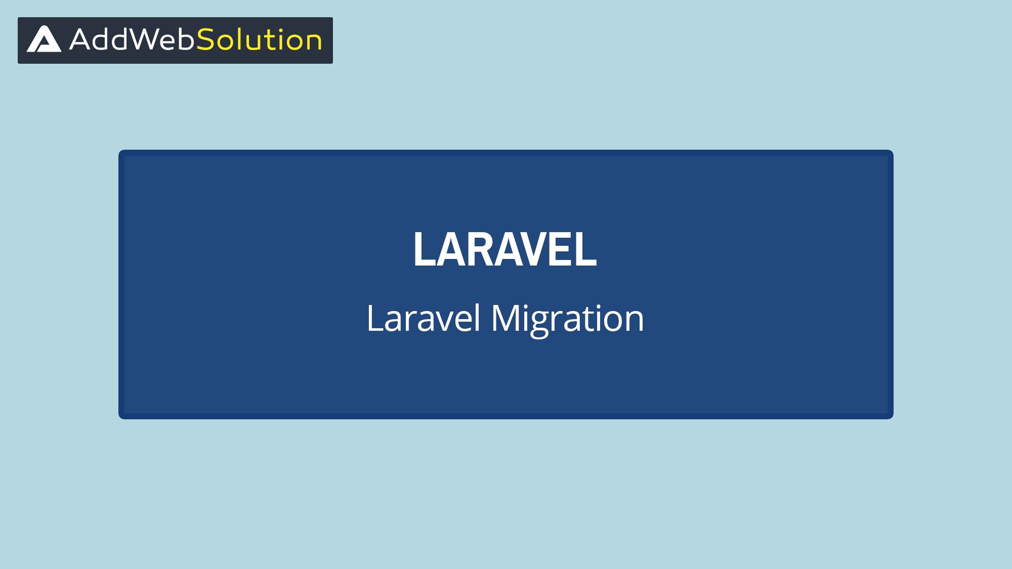 Laravel Migration