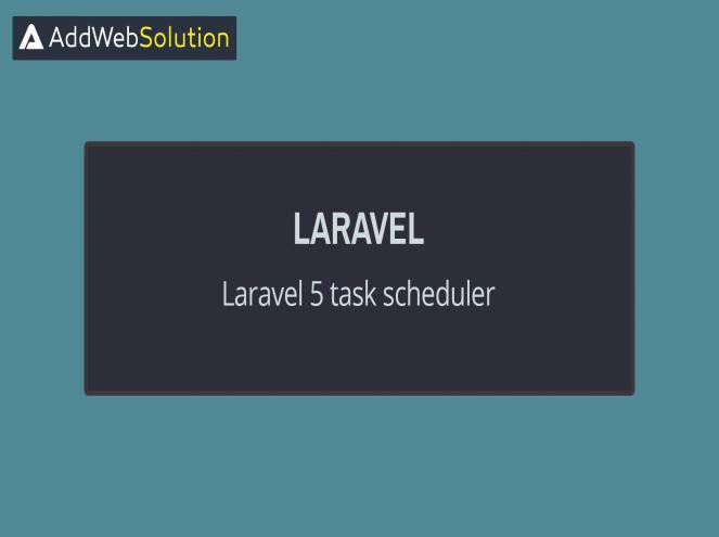 Laravel 5 Task Scheduler