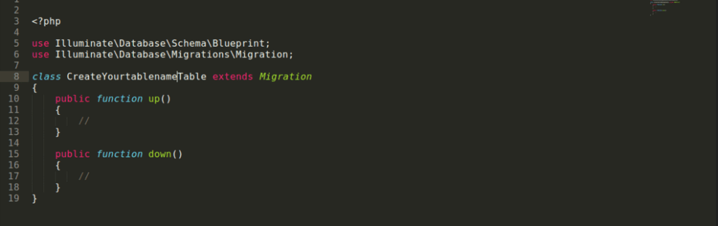 Migration Structure