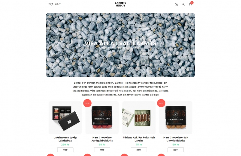 Product page