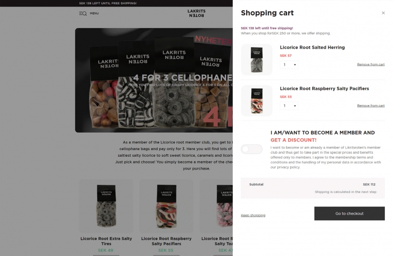 Shopping cart