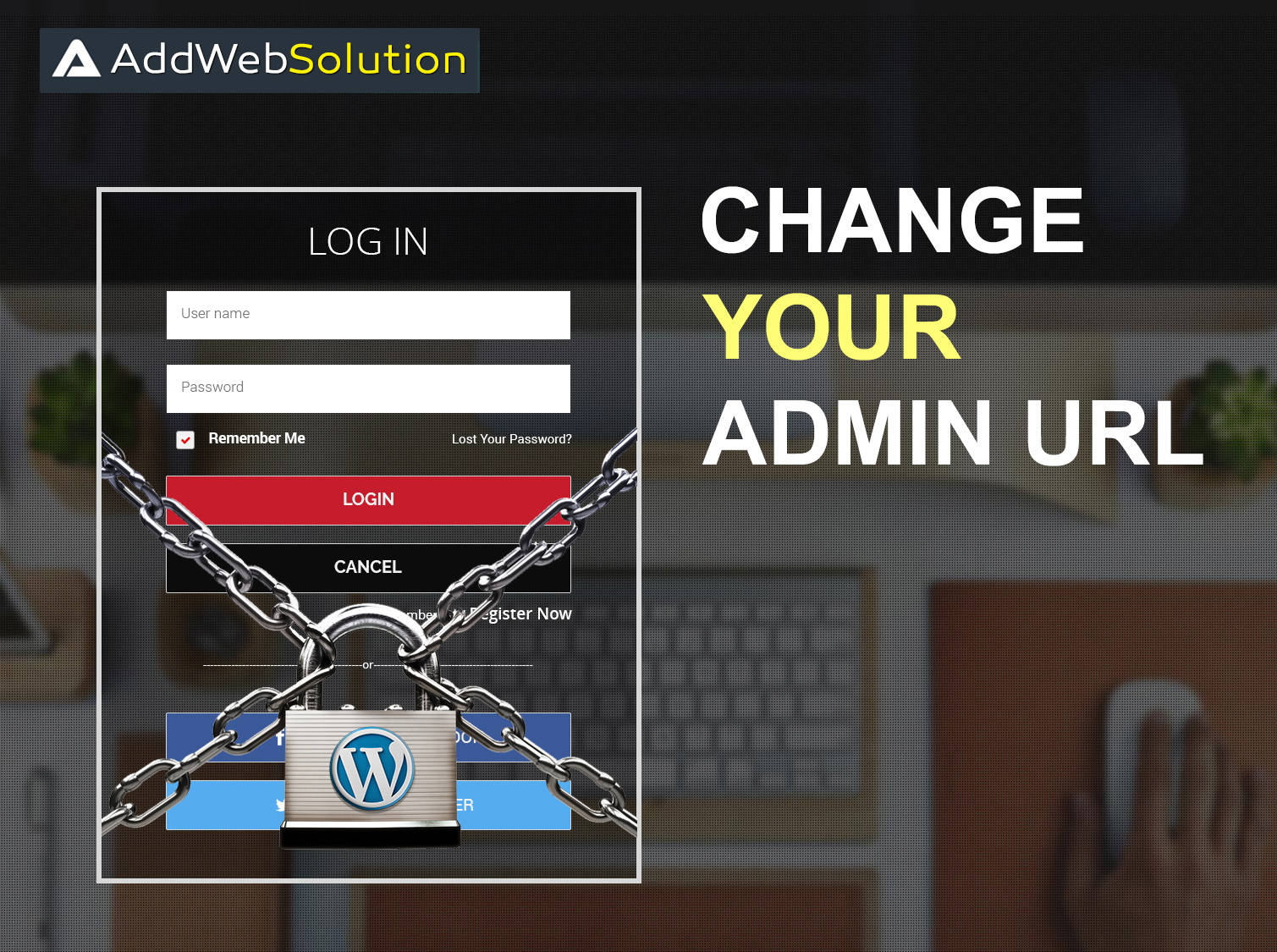 Change Admin URL In WordPress