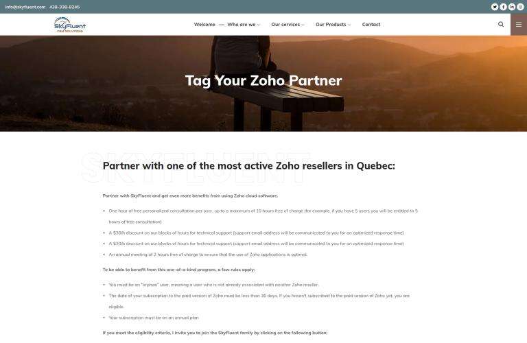 Tag Your Zoho Partner