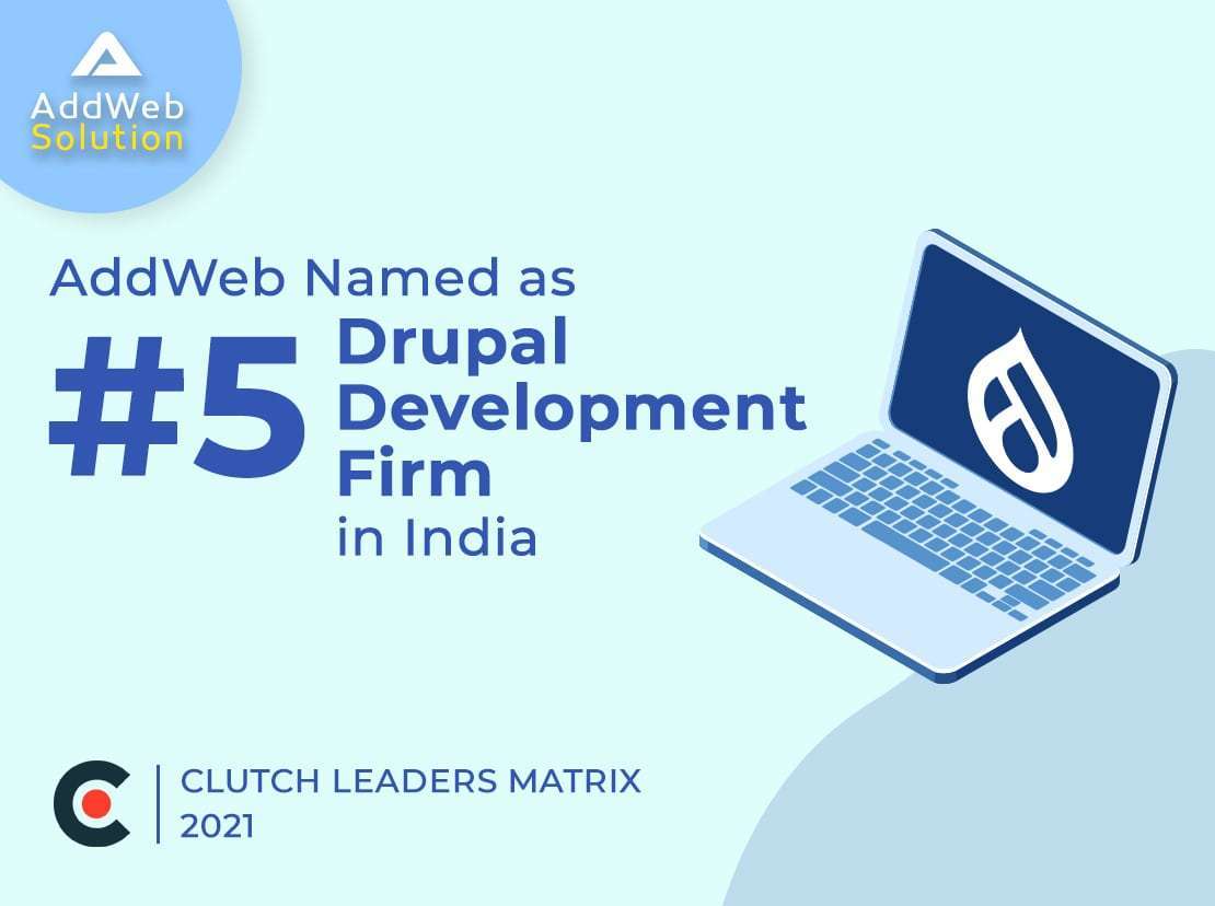 Clutch Recognizes AddWeb Solution as a “Leader” among Top Drupal Development Firms