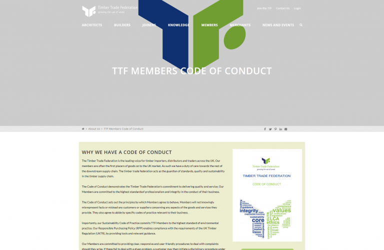 TTC member code of conduct 