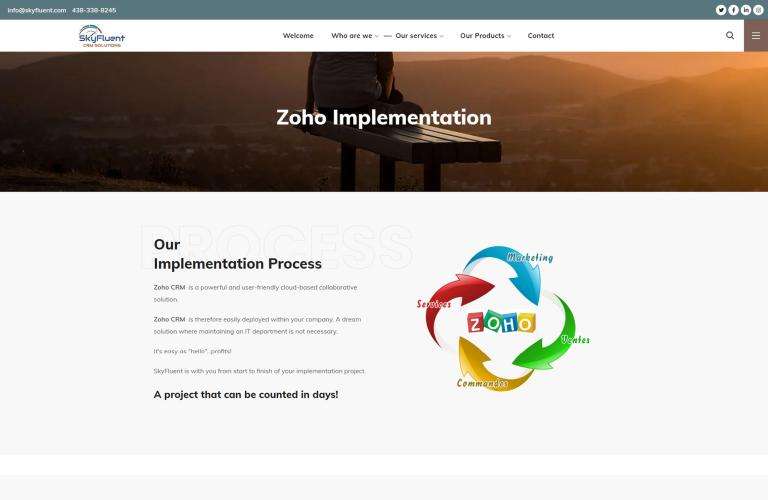 Zoho implementation