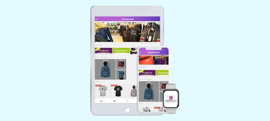 WooCommerce app builder