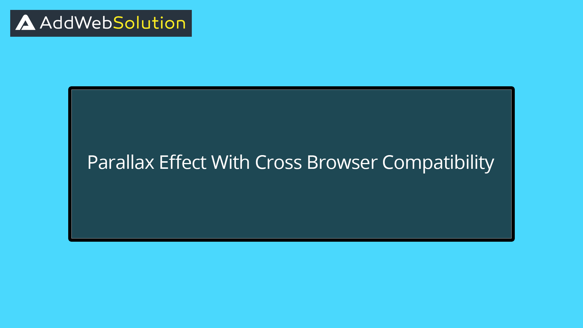 Parallax Effect With Cross Browser Compatibility