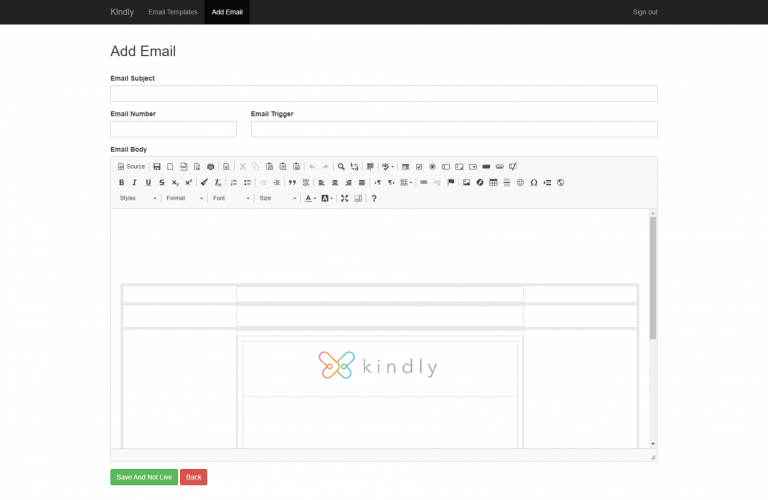 Add email