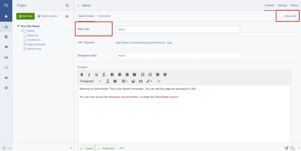 Axllent/silverstripe-cms-tweaks: