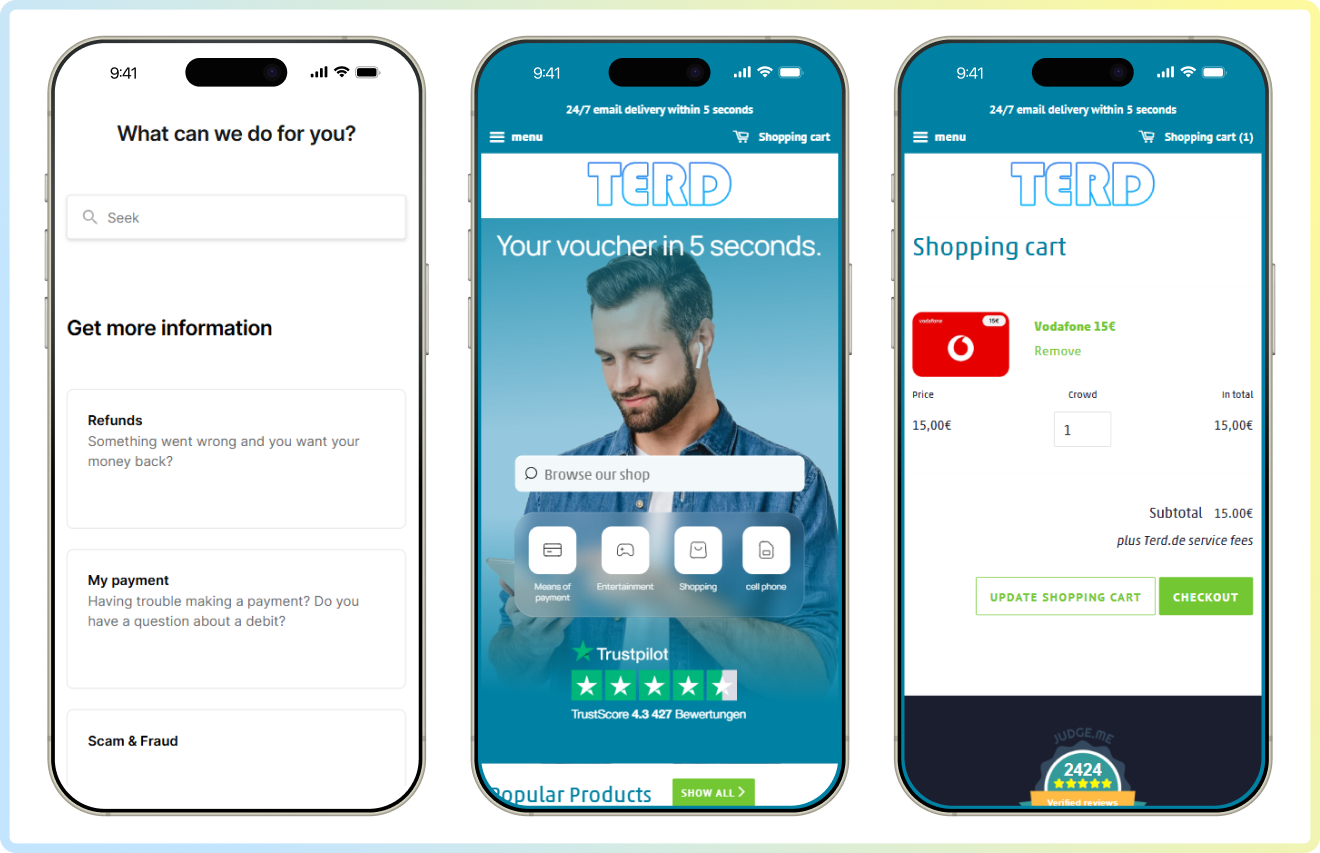 terd mobile view