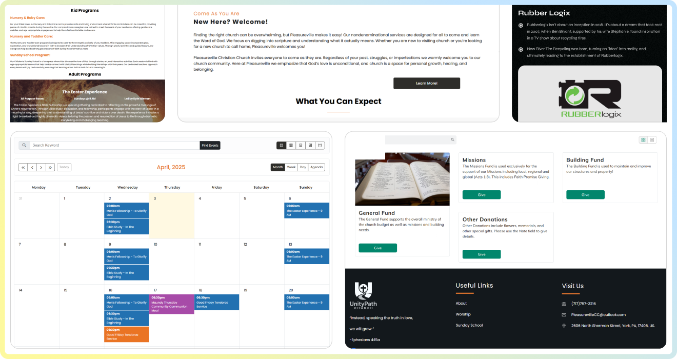 website screen 2