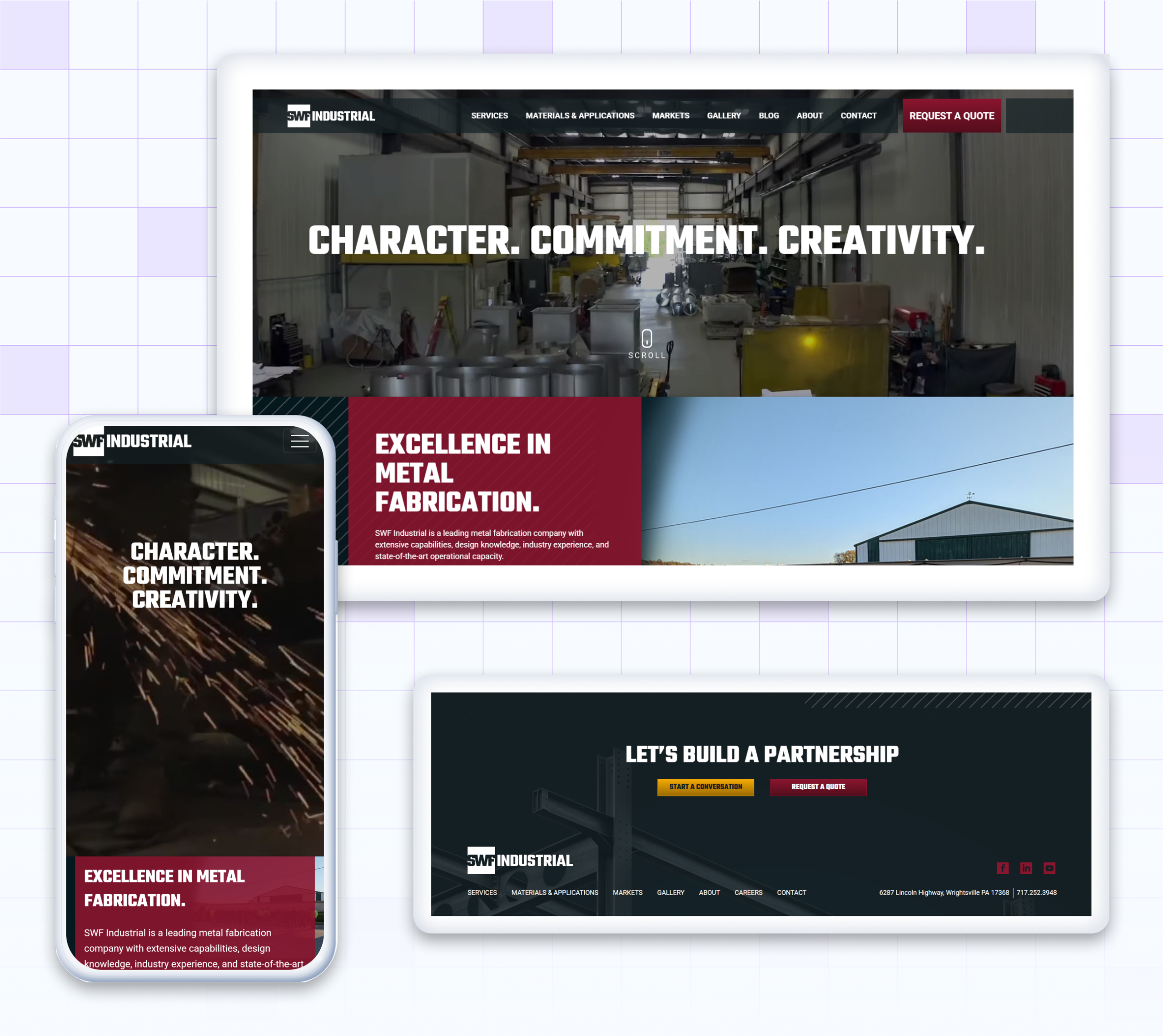SWF Industrial – Enhanced Website Experience with Custom Components for WordPress