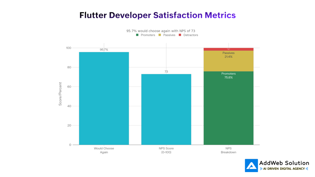 flutter developer satisfaction