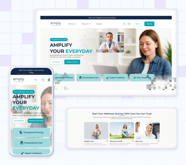Amply Wellness: Subscription Platform with Integrated Telehealth Services for WooCommerce