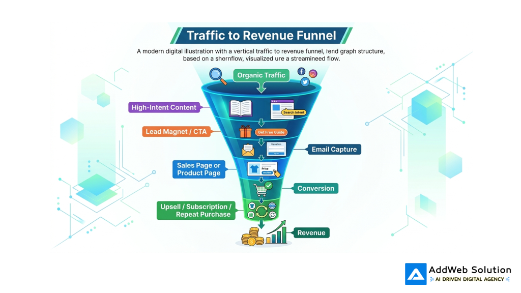 traffic to revenue funnel