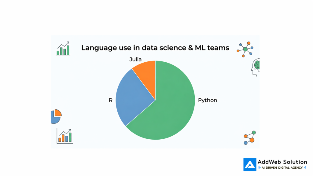 Language use in data science & ML Teams