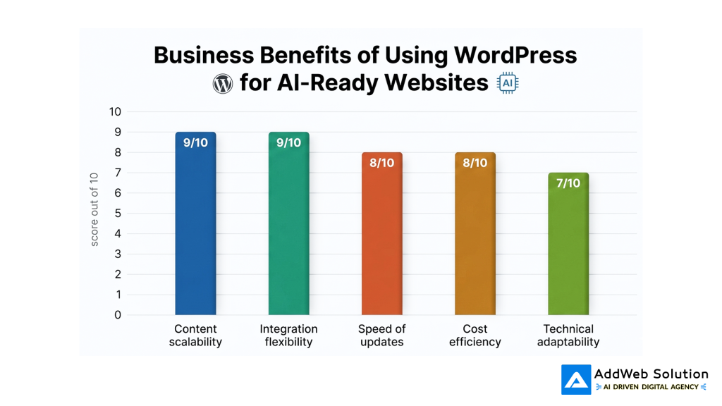 Business Benefits of Using WordPress for AI-Ready Websites