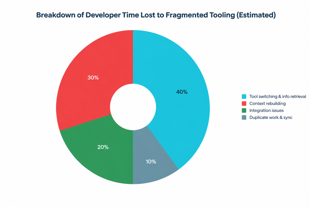 Developer Time Lost to Fragmented Tooling
