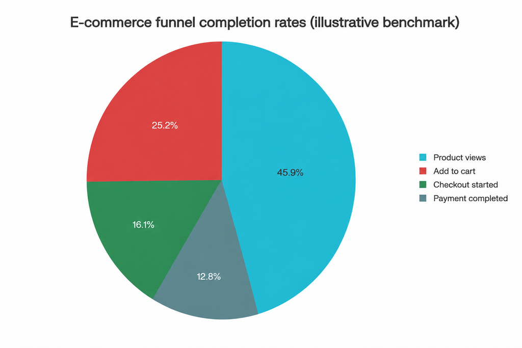 E-commerce Funnel Completion Rates