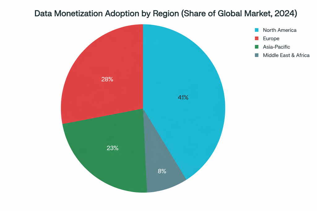 Regional Data Monetization Adoption Chart