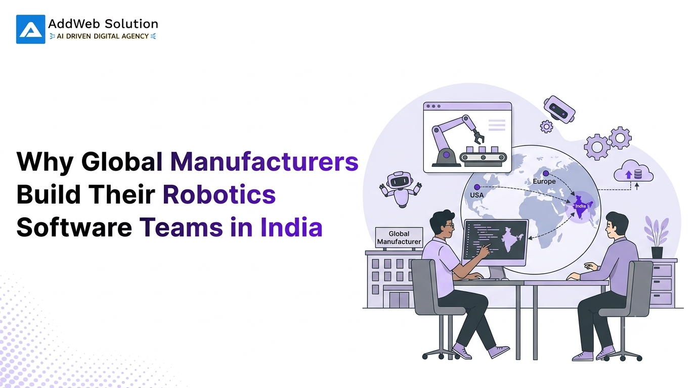 Why Global Manufacturers Build Their Robotics Software Teams in India-